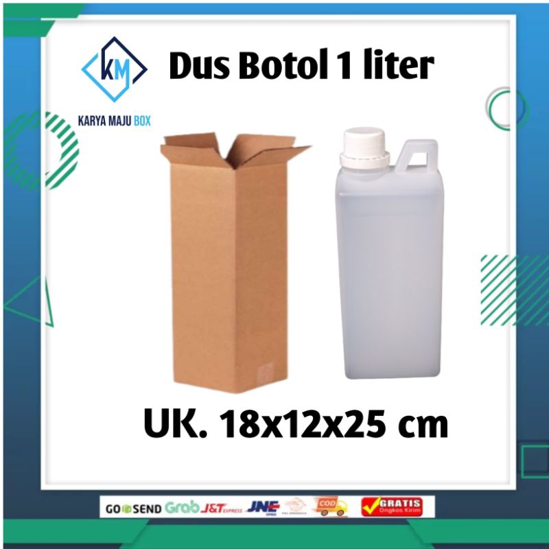 

Dus Botol jerigen 1 liter (18x12x25)