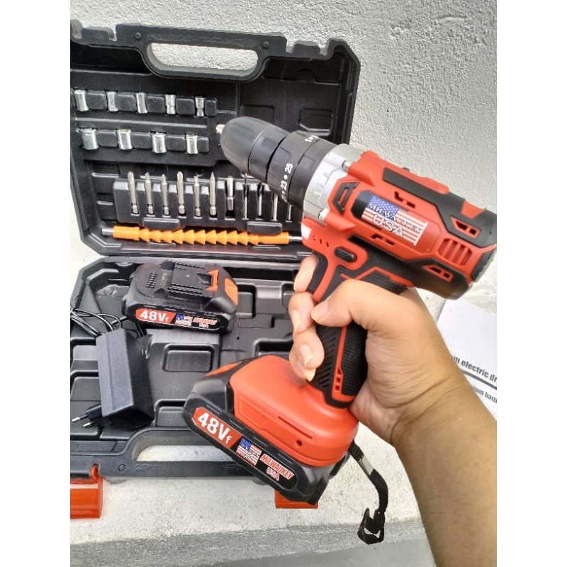 BOR CORDLESS 48 VOLT USA MILWAUKEY - BOR CAS 48 VOLT