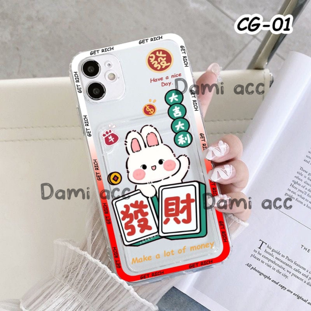 card case bening oppo a5 4g 5g oppo a5x reno 14 5g reno 14 pro reno 14f slot kartu case gambar motif