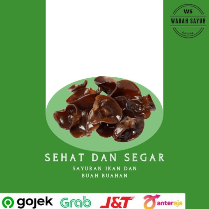 

Jamur Kuping Basah ( 250 Gram ) | Wadah Sayur Bogor