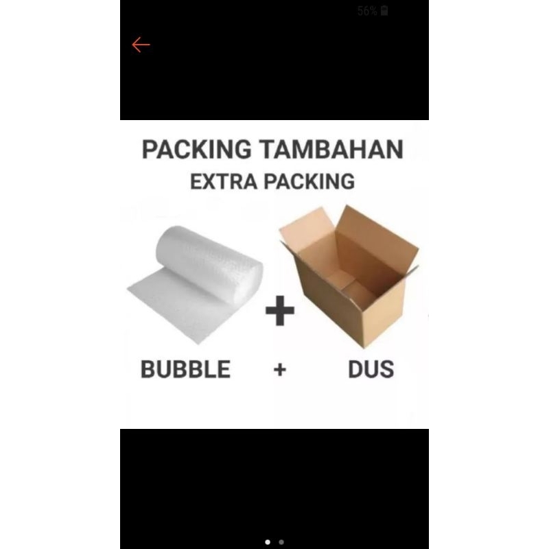 

EXTRA PACKING BUBBLE WARP + KARDUS UNTUK PENGIRIMAN AKI