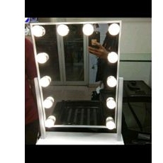kaca/ cermin make up lampu 12 LED