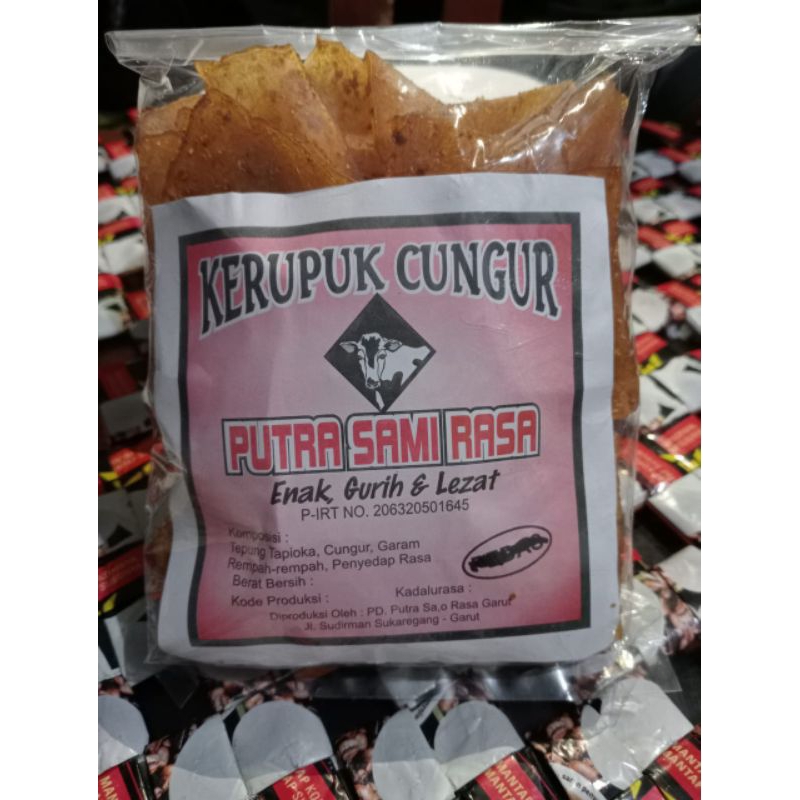 

Kerupuk CUNGUR/KIKIL Asli Garut