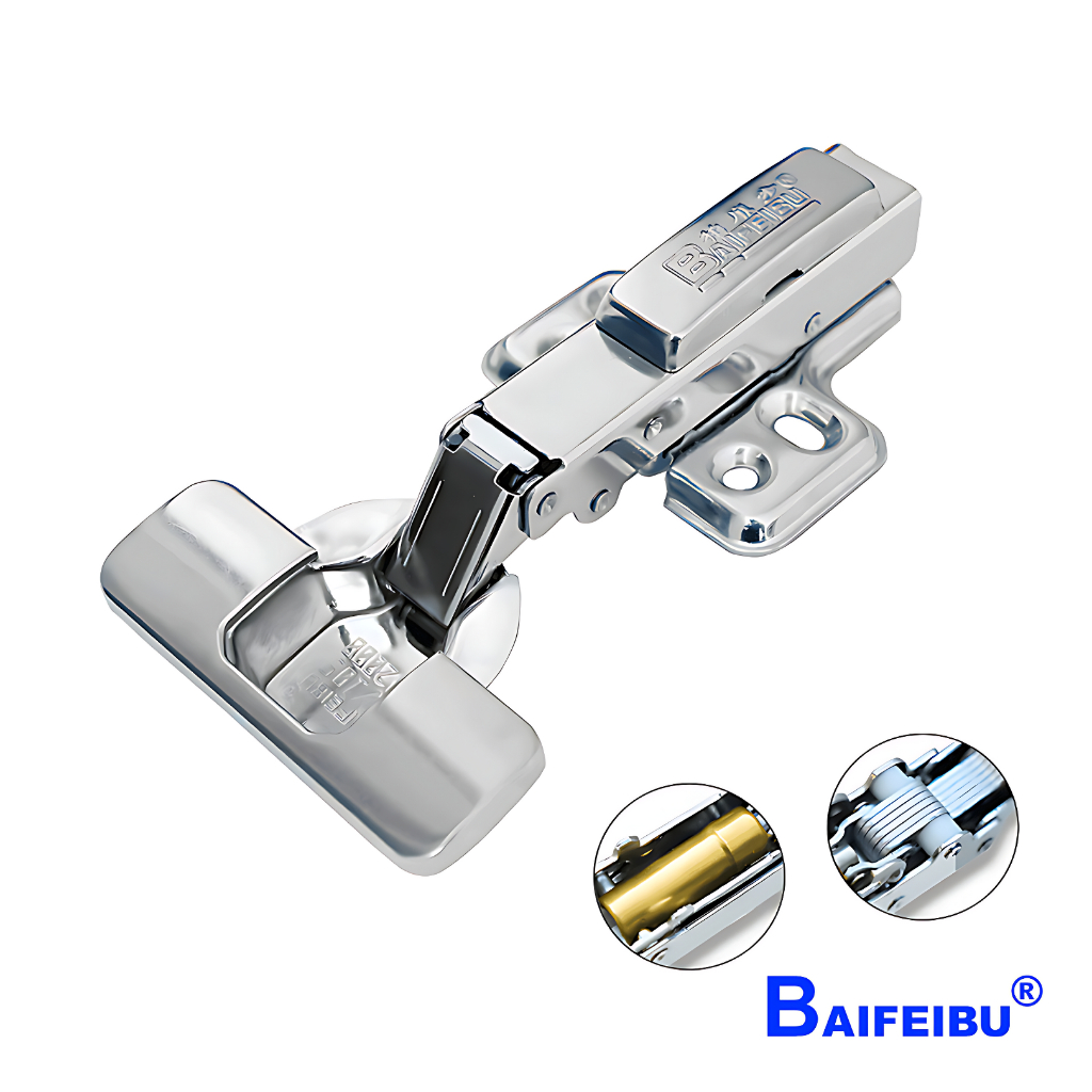 Baifeibu DS209 Stainless Engsel Sendok Full Overlay Hidrolik 304
