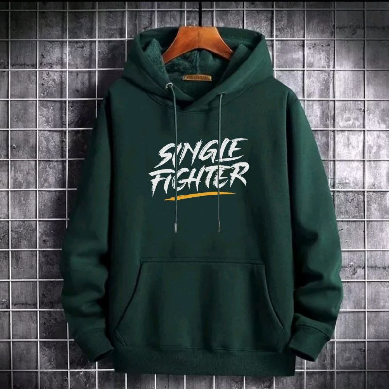 Hoodie keren Hoodie Singel Figter Hoodie pria Hoodi bagus