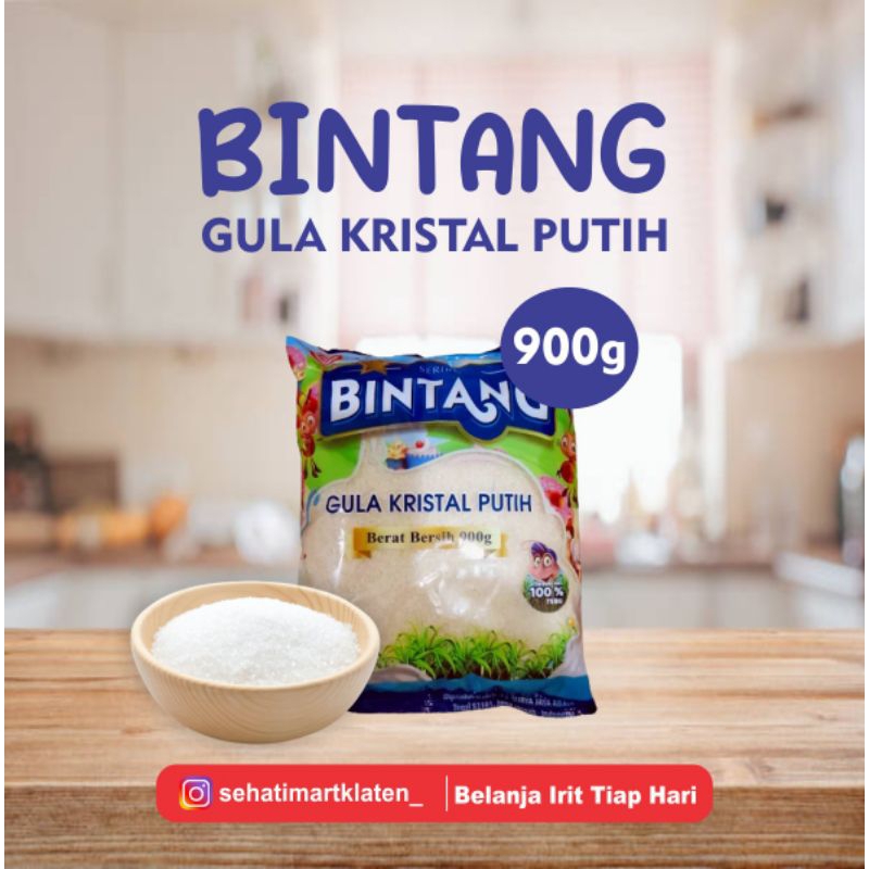 

Gula 1000 Bintang 900g