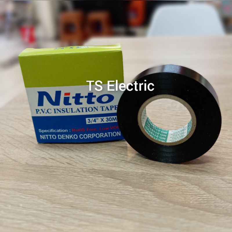 Isolasi Nitto / Isolasi Tape Nitto 3/4" x 3M / Isolasi Nitto 3/4 inch 3M