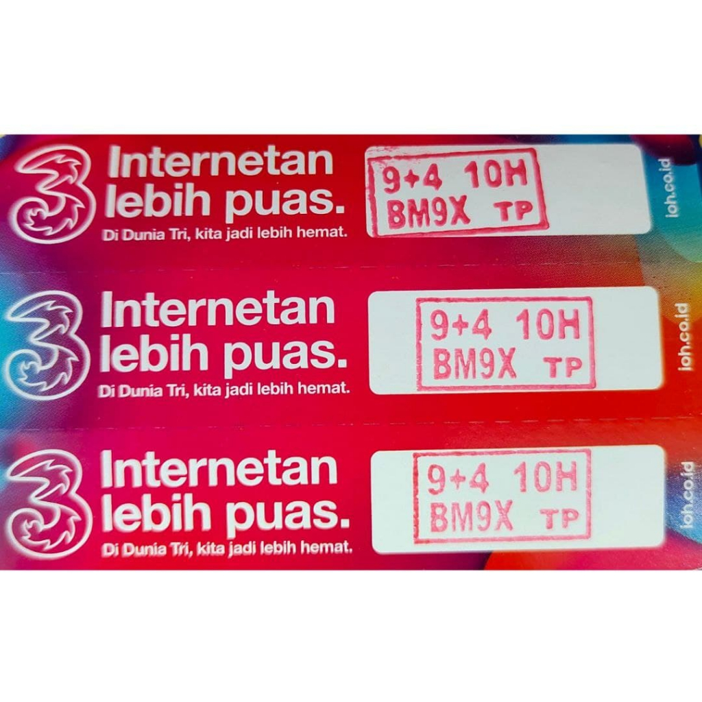 VC-TRI-9GB (+3GB AP) 10 HARI