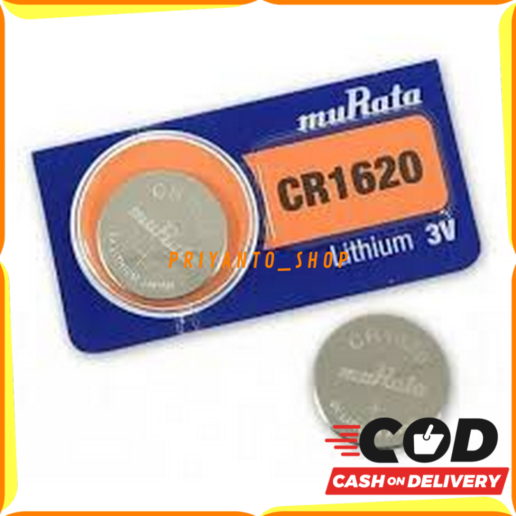 SONY MURATA CR 1620 CR1620  LITHIUM 3V BATRAI JAM SONY SONY MURATA CR 1620 ORIGINAL