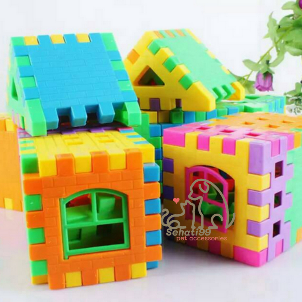Mainan Anak Edukasi Puzzle Rumah - Puzzle Bangunan Rumah