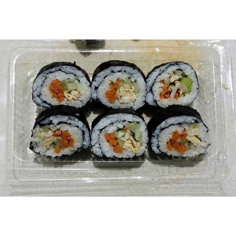 

kimbab sayur ala Indonesia