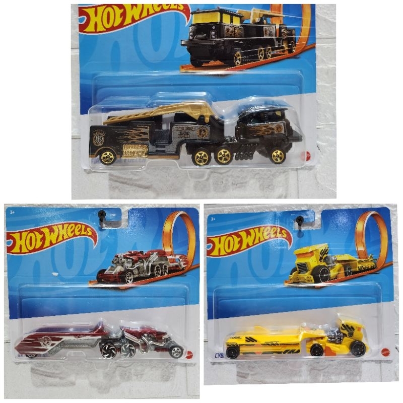 HOTTWHEELS SCANIA RALLY TRUCK DIECAST TTAILER ORIGINAL MATTEL