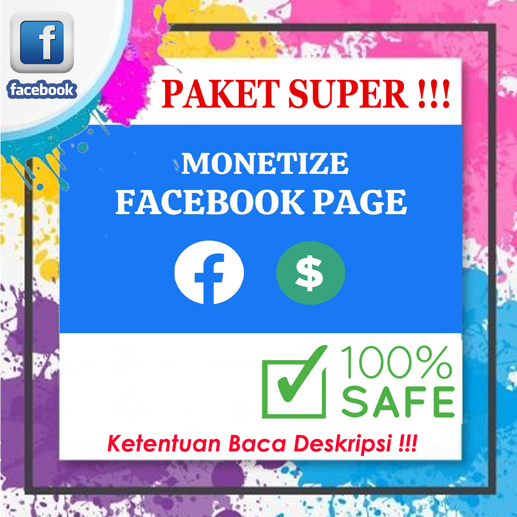 Cara monetisasi akun Facebook - auto cuan penghasilan dolar - jasa paket monet - meta followers dan 