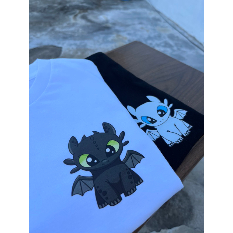 GUS - Baju Couple Night Fury & Light Fury