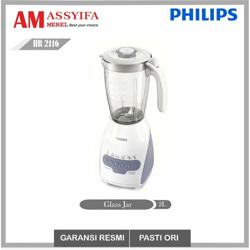 PHILIPS BLENDER KACA HR 2116 - HR 2116 Philips