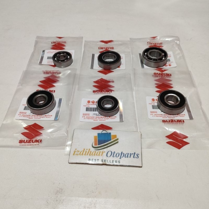Bearing rasio Gardan Gearbox 6pcs Spin 125 SkyDrive Skywave Hayate Suzuki