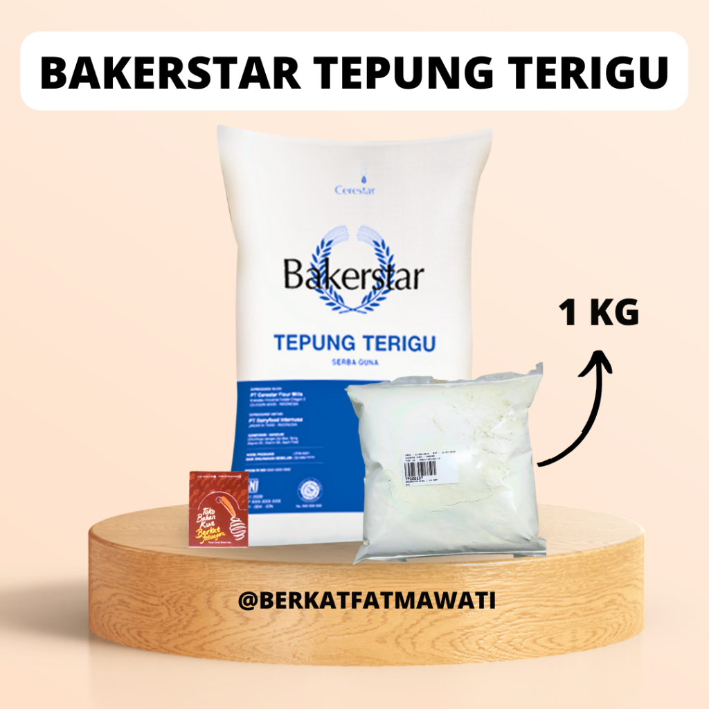 

BAKERSTAR BIRU WHEAT FLOUR REPACK 1 KG