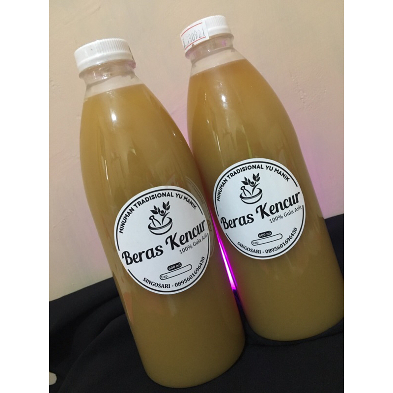 

jamu yu manik (beras kencur, sinom, dll) asli malang