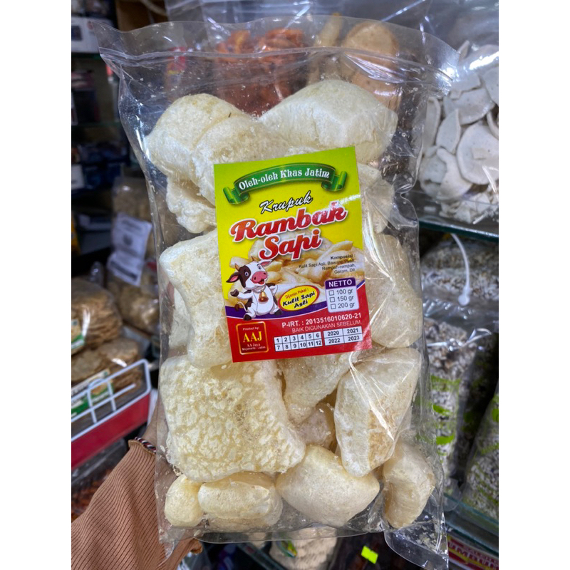 

KERUPUK RAMBAK SAPI KRUPUK KULIT SAPI DOROKDOK MURAH ENAK BERGIZI