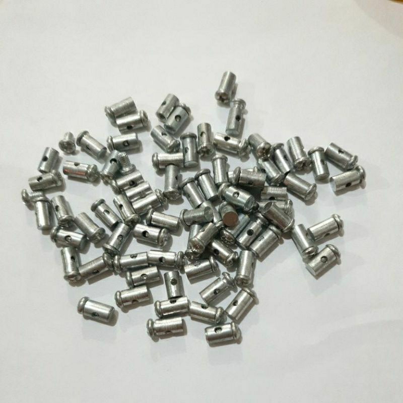 Nepel Gas m4 putih universal semua motor nepel jepit kabel gas