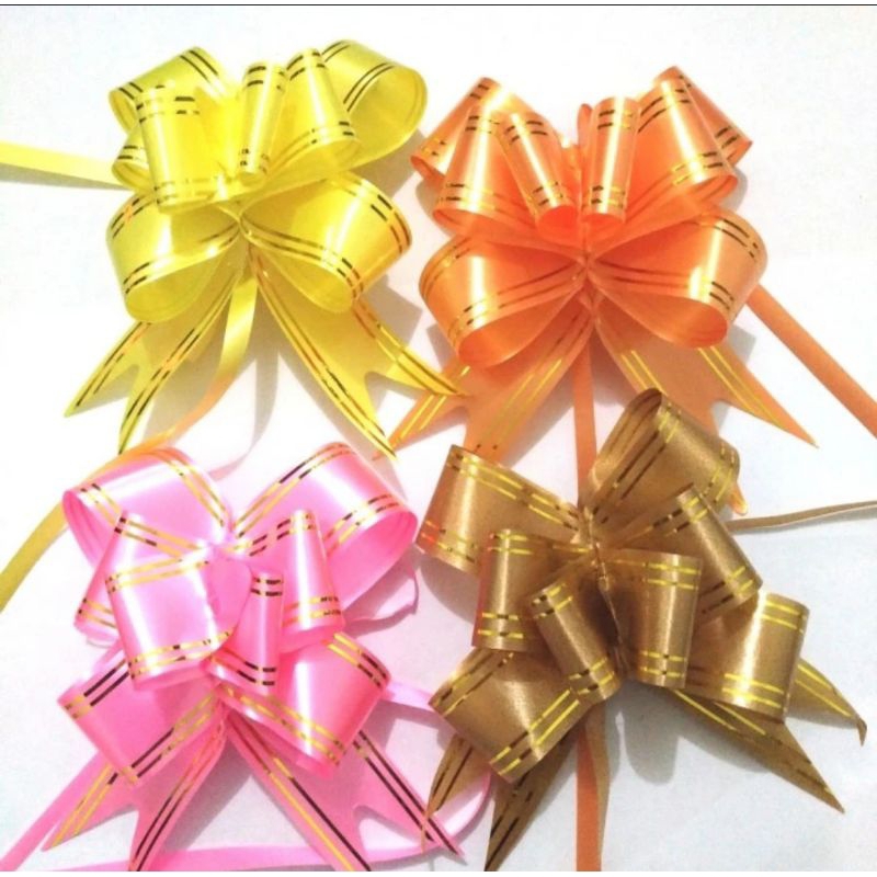 

murah isi 10 buah pita tarik biasa 3mm panjang 32 cm pita jadi pita souvernir pita tarik