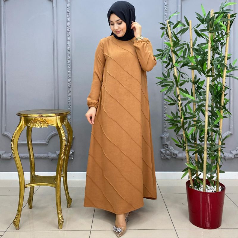 Gamis Abaya Turkey turki dubai arab GEA simpel mewah ukuran kecil super jumbo oversize LD 110 120 13