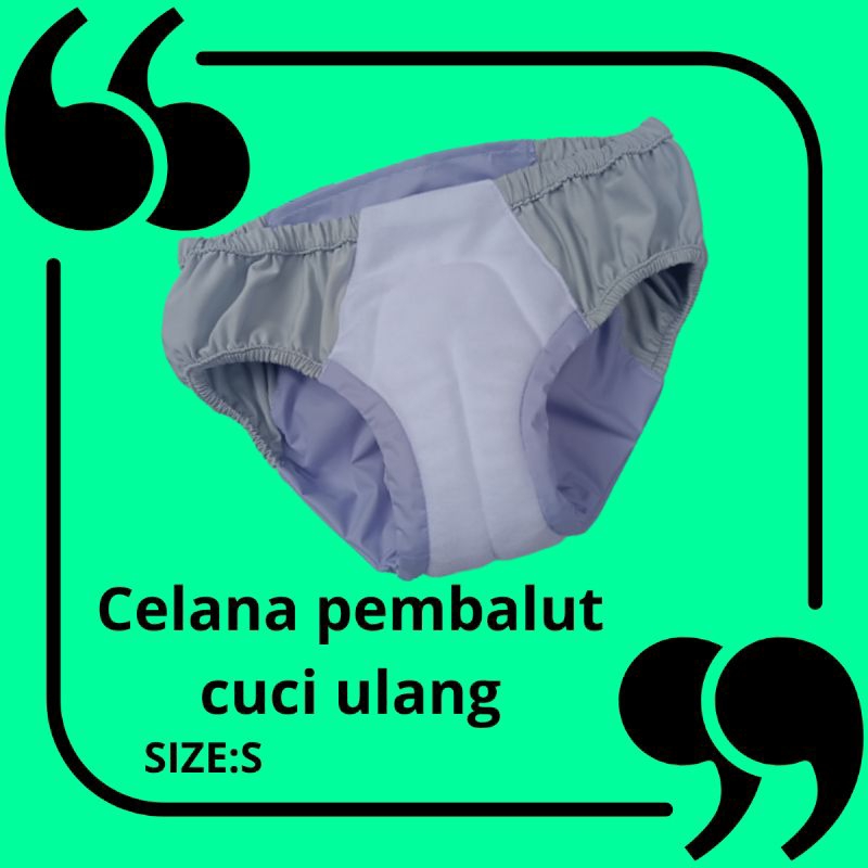 Vpants Smart women Size : S 1pcs | Celana Pembalut | Pembalut wanita | Pembalut Kain | menspad | Men