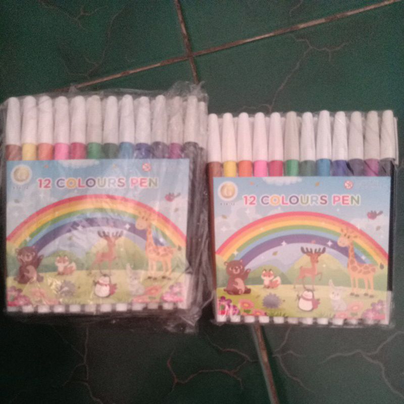 

1 SET SPIDOL BESAR 12 warna SP-838-12