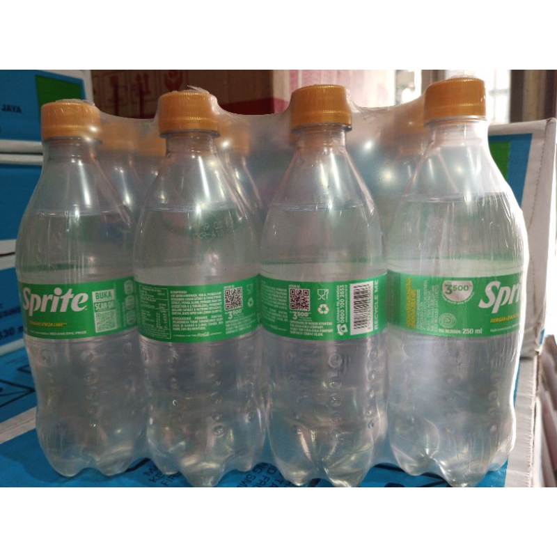 

Sprite 250ml 1 pack isi 12 botol / minuman soda / soft drink / sprite mini