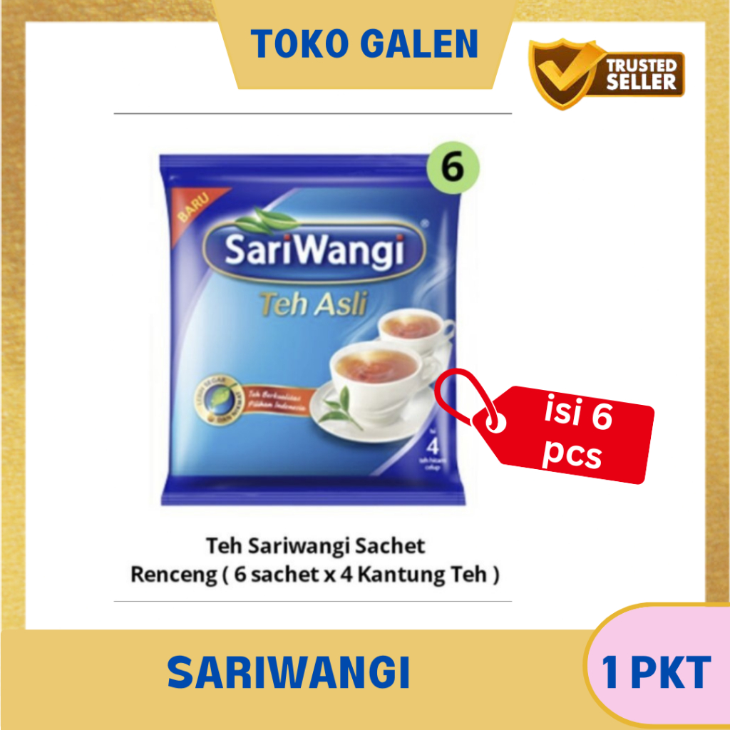 

TEH SARIWANGI RENCENG ISI 6 PCS