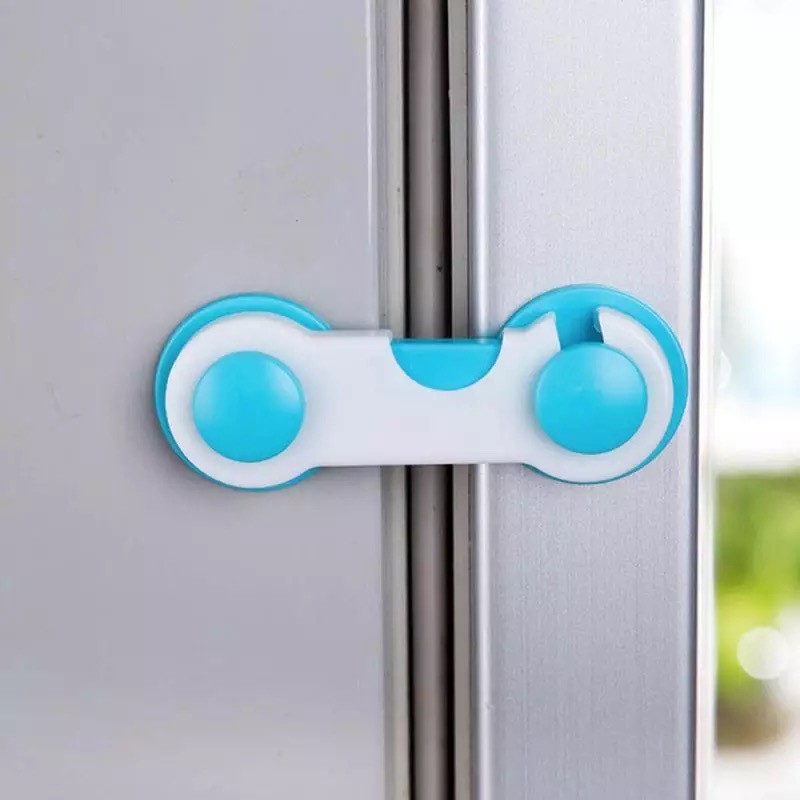 KUNCI PENUTUP PENGAMAN LACI ALMARI LEMARI KULKAS PINTU KULKAS LEMARI 3M ADHESIVE LUCU CHILD LOCK BABY SAFETY