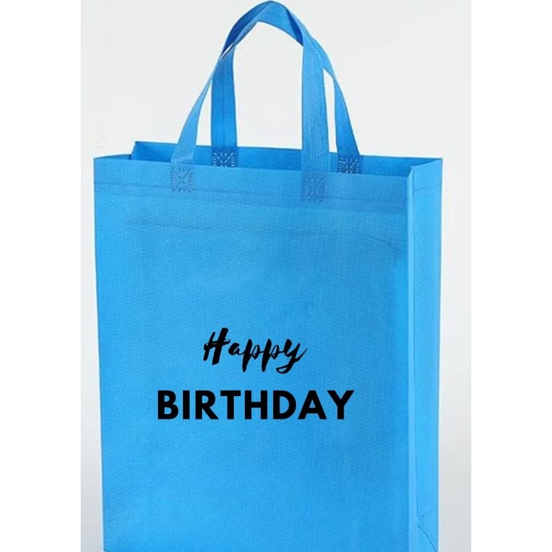 

Jasa sablon di tas spunbond / goodie bag, cocok untuk hari ulang tahun, hari raya, atau untuk hari istimewa lainnya.