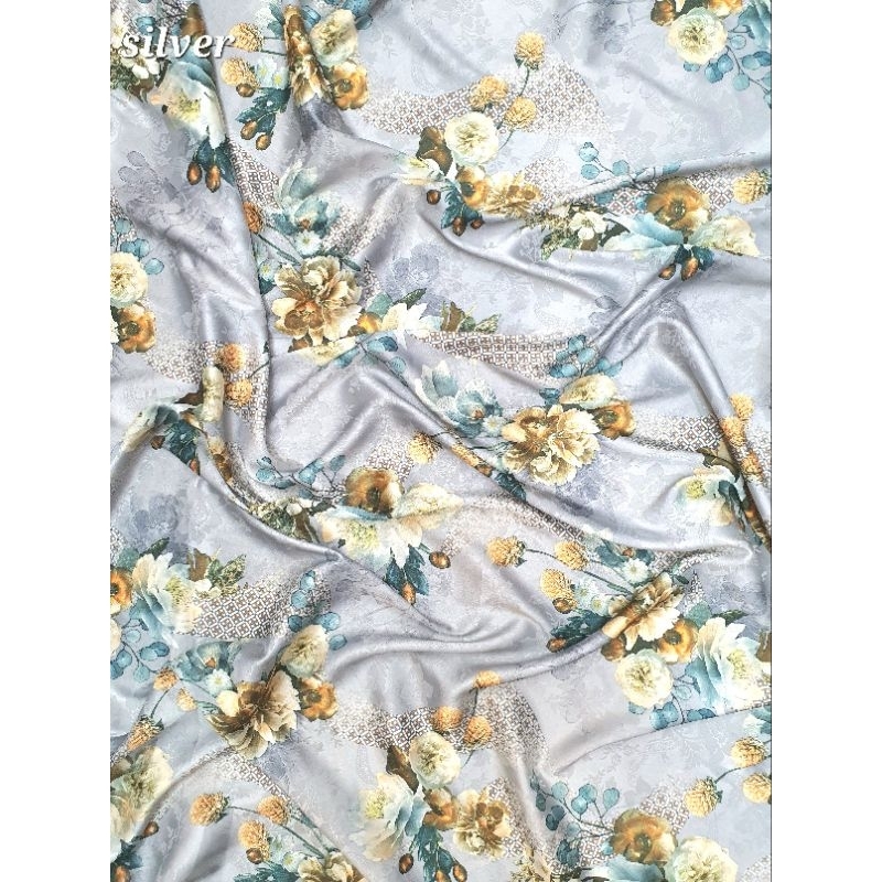 Kain JACQUARD SILK MOTIF Jaquard Jaguard Emboss Premium Silky Semisutra