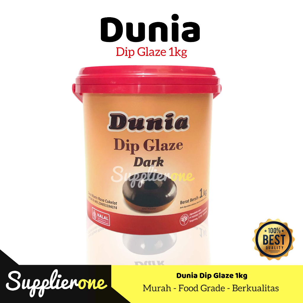 

Dunia Dip Glaze 1 kg / Toping Donat Dunia / Selai Donat / Dunia Selai Donat