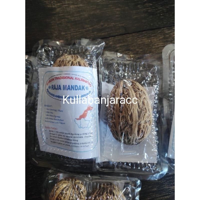 

Ramuan tradisional raja mandak khas kalimantan