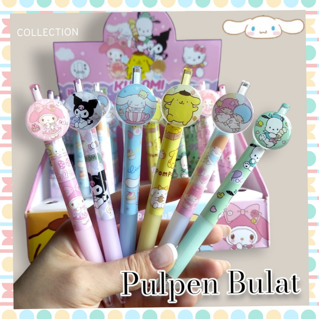 

GM - PULPEN BULAT SANRIOU | KUROMI CINAMOROL | ATK | PEN LUCU | ALAT TULIS SEKOLAH | PULPEN TINTA HITAM | PULPEN SEKOLAH