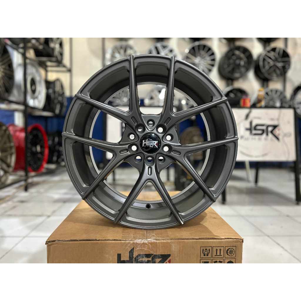pelek racing terbaru model sporty r17 hsr original manpai dobel pcd 5x100 5x114 velg hrv brv innova 
