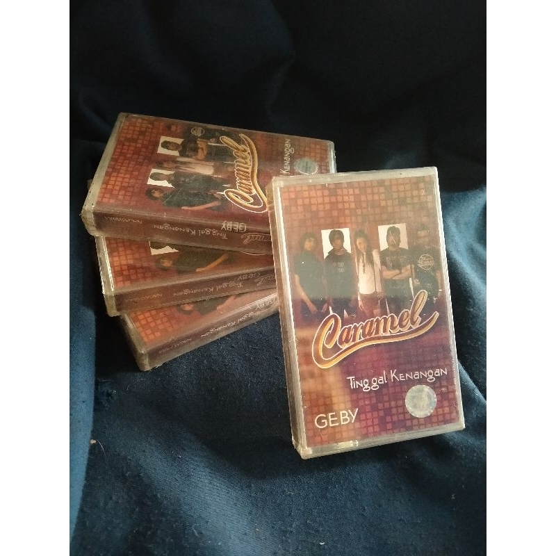 kaset pita segel caramel garby