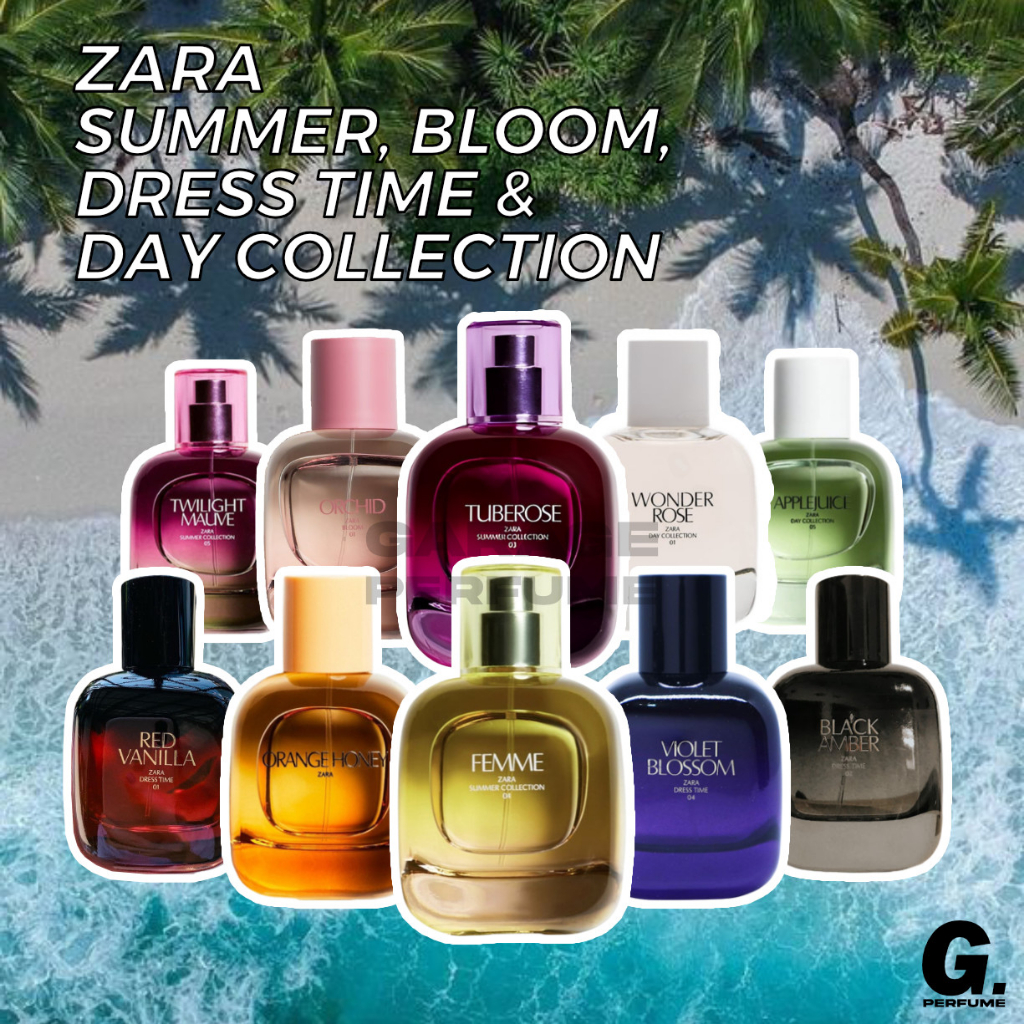 Parfum Zara BEST SELLER All Series [SUMMER, DREES TIME, MAN, DAY COLLECTION] By Garage Perfume