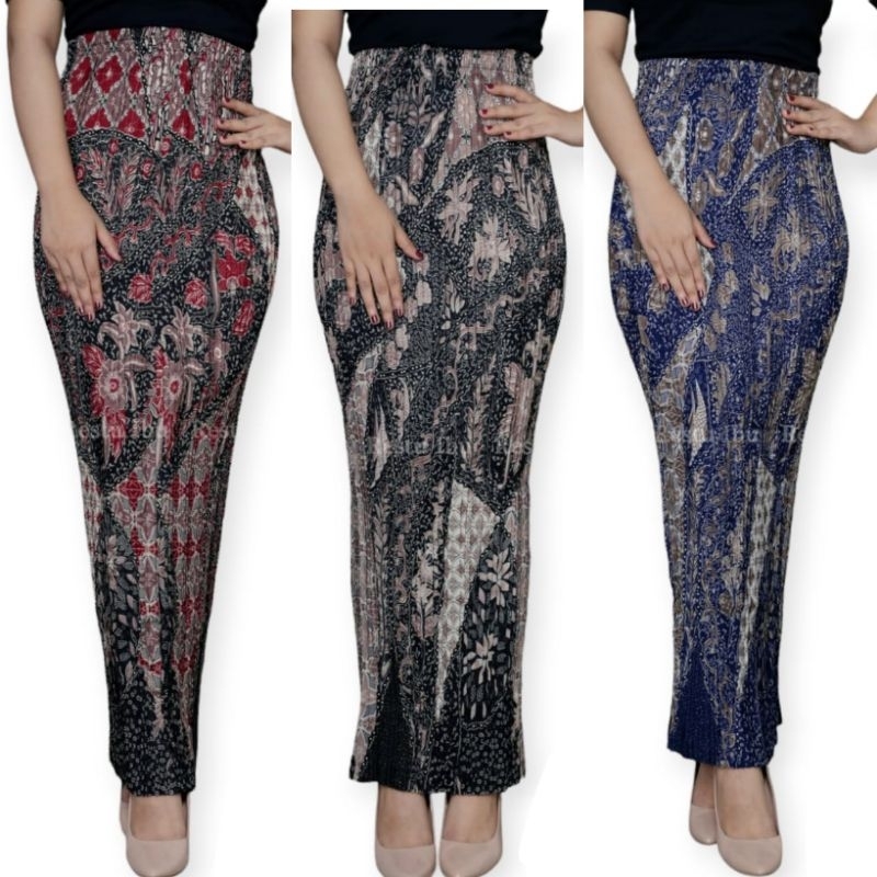 ROK PLISKET BATIK KEBAYA BAWAHAN KEBAYA ROK JUMBO