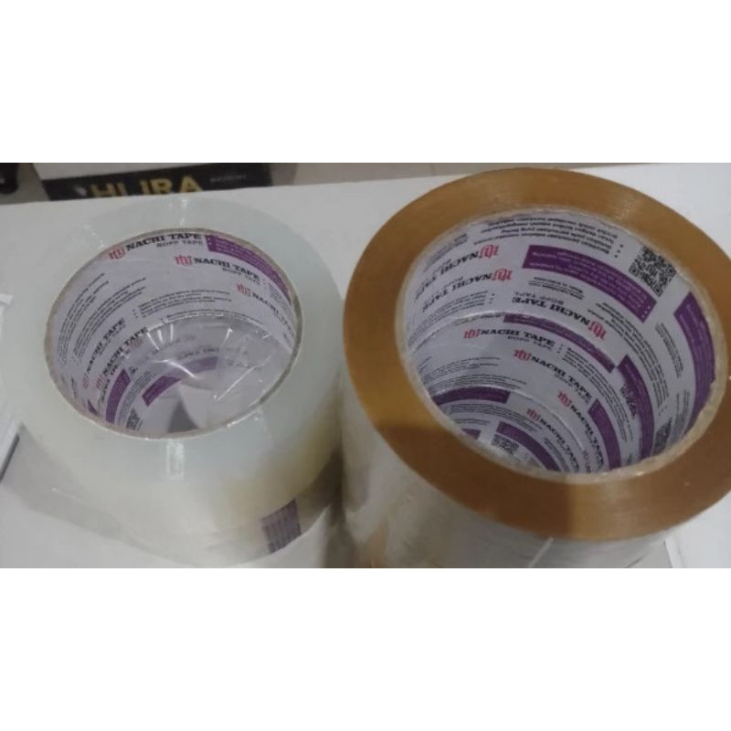 

Lakban Nachi VIOLET 48 mm x 90 yard Bening dan Coklat