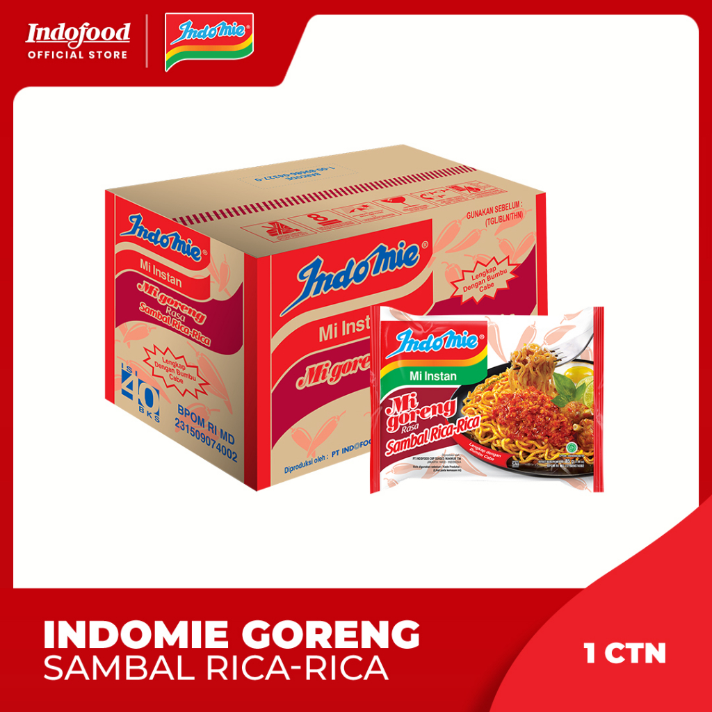 

1 ctn - Indomie Goreng Sambal Rica-rica