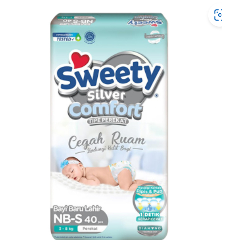 Sweety Silver Perekat NB