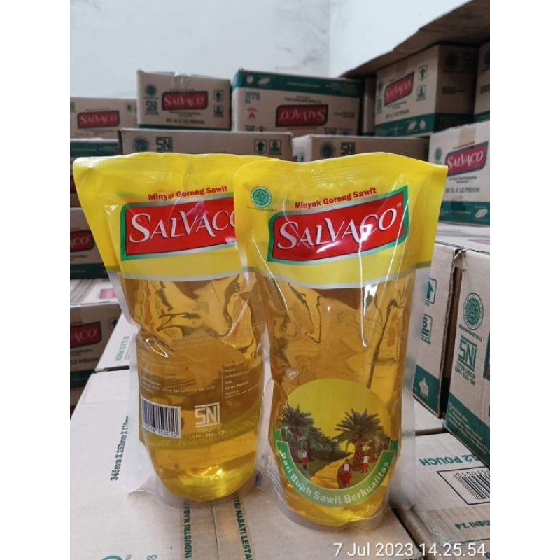 Minyak Goreng Sawit salvaco 2 Liter (Bisa COD)
