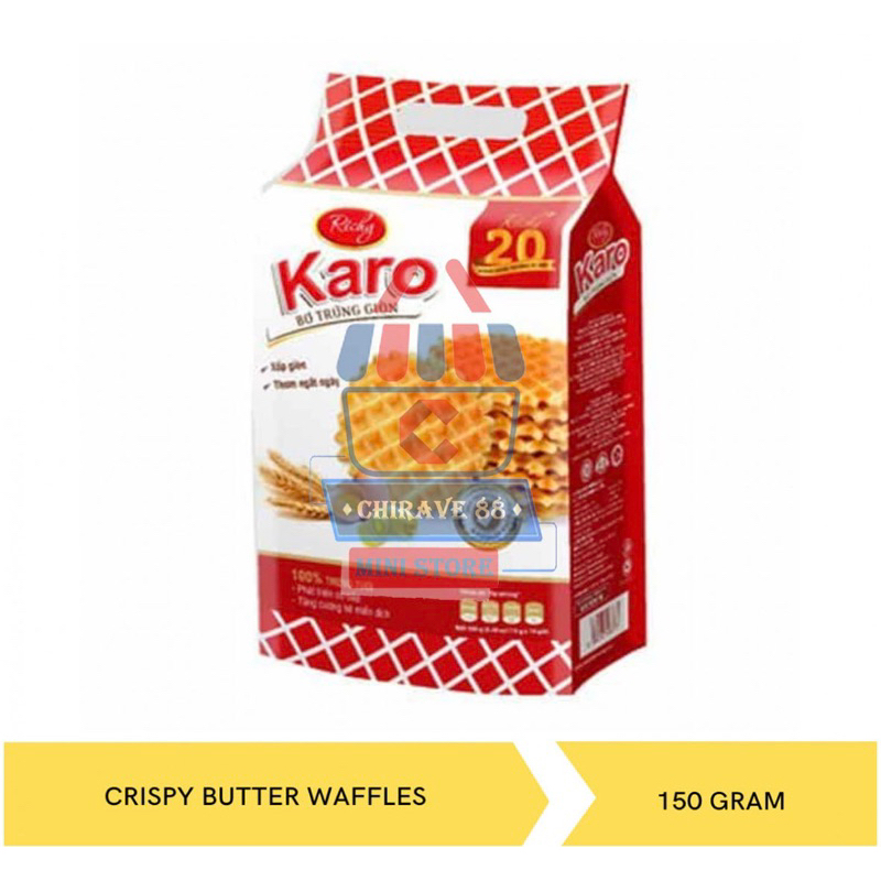 

Richy Karo - Crispy Butter Waffles 150g