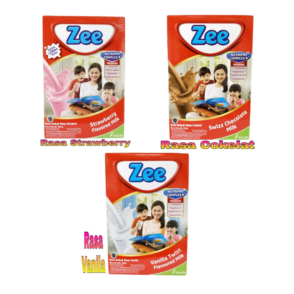 

ZEE REGULER VANILA//COKLAT//STRAWBERRY 350GRAM