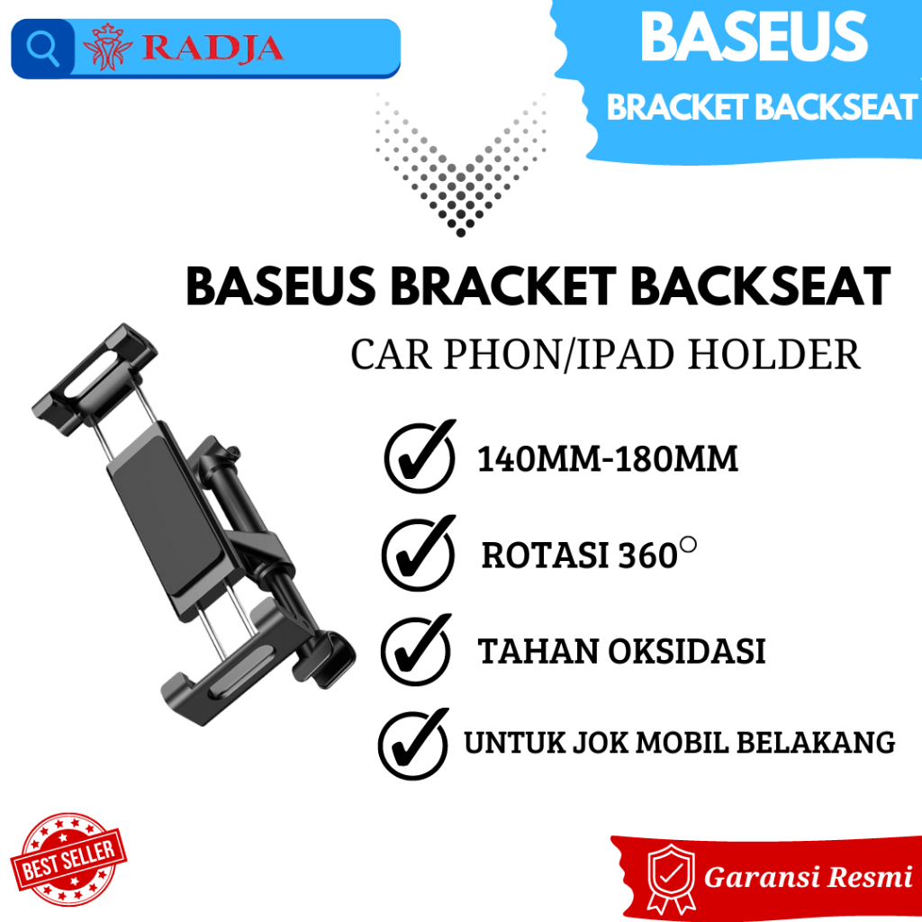 Car Mount Headrest Baseus Back Seat Car Phone Holder Bracket