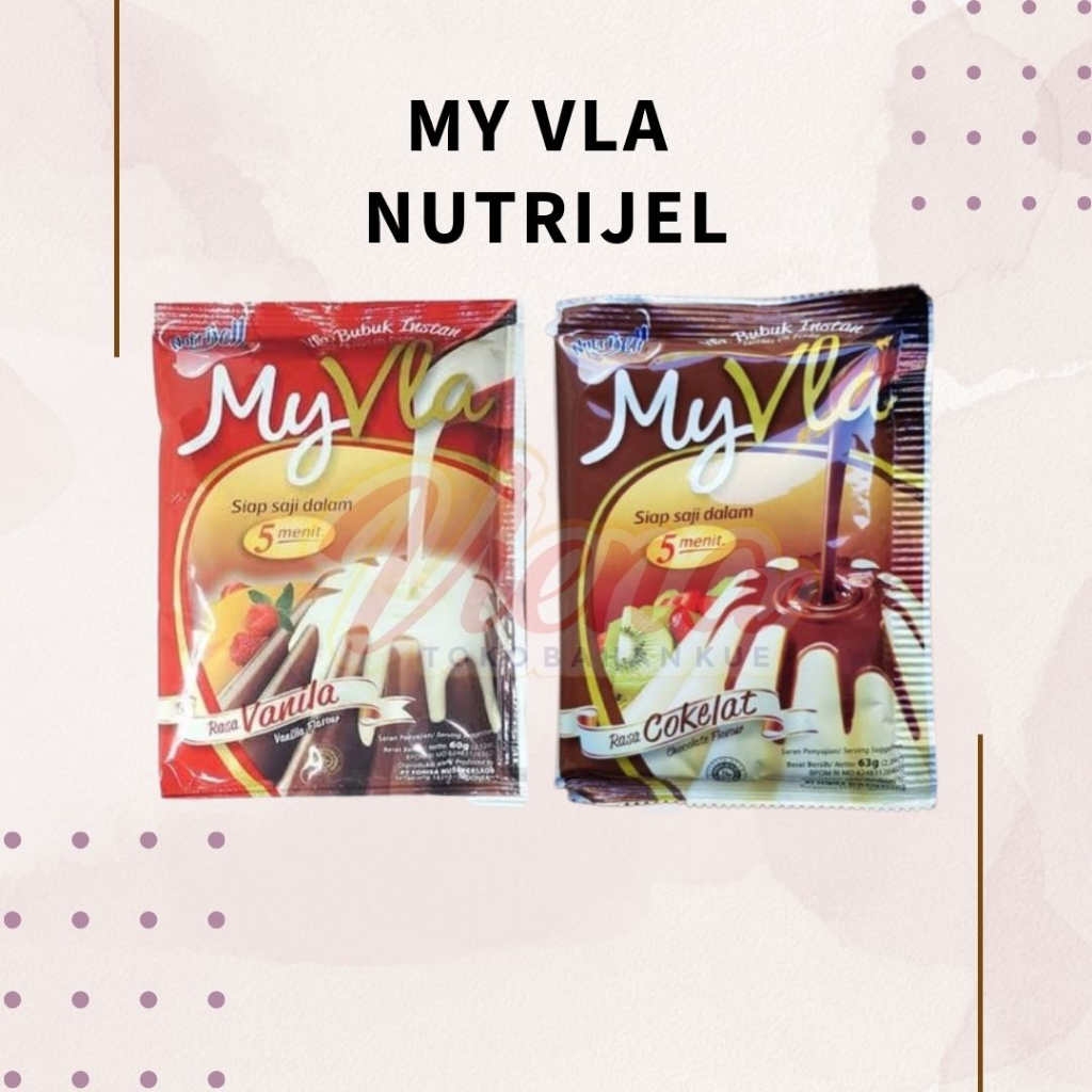 

Nutrijell My Vla Vanilla / Coklat - Vla Instan Bubuk