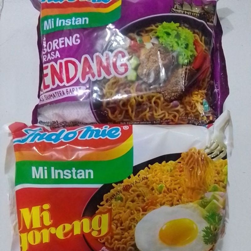 

Indomie goreng N Indomie rendang