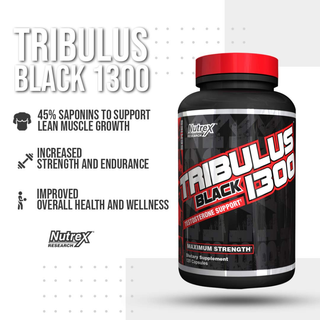 Nutrex Tribulus Black 1300 120 Caps Naturally Testosteron